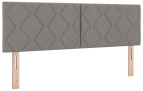 vidaXL Κρεβάτι με Σπαστό Στρώμα σε Ταμπά, 140 x 190 cm, Υφάσματος