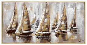Πίνακας σε καμβά Yelkan Inart με πλαίσιο 120x3.5x60εκ