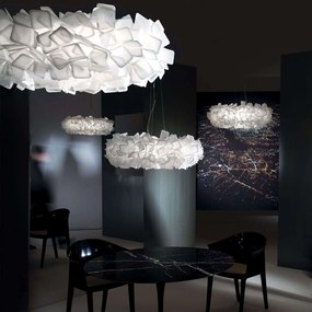 Φωτιστικό Οροφής Clizia Large White Slamp Aluminium, Polypropylene