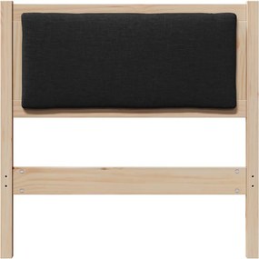 vidaXL Κεφαλάρι Άλλο Καφέ 80 cm Μασίφ ξύλο πεύκου
