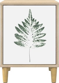 vidaXL Κομοδίνο HANAU 2 τμχ. Sonoma Δρυς 36 x 33 x 50 εκ.