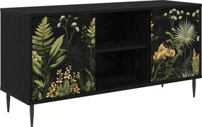 vidaXL Ντουλάπι TV RHENEN 102 x 33 x 51 εκ Μαύρη Δρυς