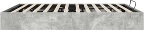 vidaXL Κρεβάτι Οθωμανικού Τύπου Σκυρόδεμα 180 x 200 cm