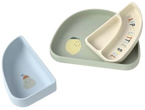 Laessig Πιάτα σιλικόνης 3τεμ. Happy Fruits Lemon