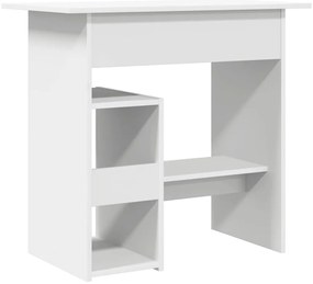 vidaXL Γραφείο Λευκό 80 x 45 x 74 εκ. από Επεξ. Ξύλο