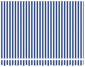 vidaXL Σκηνίτσα Αναδιπλούμενη Μπλε και άσπρο 350x250 εκ ύφασμα