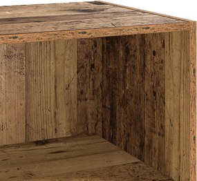 vidaXL Πλαϊνό γραφείο Παλαιωμένο ξύλο 70 x 41 x 185 εκ