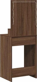 vidaXL Τραπέζι περιποίησης Καφέ δρυς 50 x 41 x 135 εκ