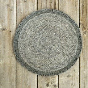 Σουπλά Carina Grey Nima 38x38cm Cotton,Jute