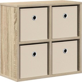 vidaXL Πλαϊνό γραφείο Δρύς Sonoma 49,5 x 22 x 47 εκ