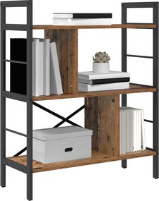 vidaXL Ράφι Βιβλίων 5 επιπέδων 75 x 30 x 91 εκ. Επεξεργασμένο Ξύλο