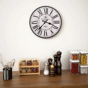 Ρολόι Τοίχου Vintage Λονδίνο 30 εκ. - Λευκό
