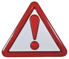 Προειδοποιητικό Αυτοκόλλητο Τρίγωνο 13x13cm - Warning Triangle Sticker
