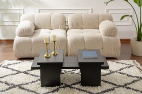 Coffee Table Sanctuary - Wood Black Wood Black