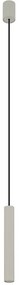 Φωτιστικό Οροφής Fourty M 10902 5.5x130cm 10W 1xGU10 Grey Nowodvorski