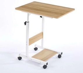 HELPER 60Χ40Χ60/85εκ. ΤΡΑΠΕΖΑΚΙ ΜΕΤΑΛΛΙΚΟ/MDF