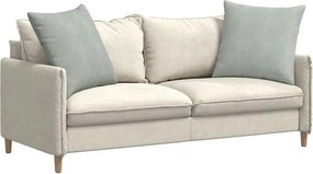 vidaXL Μαξιλάρι Καναπέ 2 pcs Ανοιχτό γκρι 60 x 60 cm