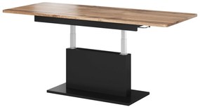 BUSETTI, c.table, wotan oak / black mat DIOMMI V-PL-BUSETTI-LAW-DĄB WOTAN/CZARNY