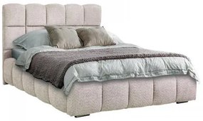 ΔΙΠΛΟ ΚΡΕΒΑΤΙ Fylliana Velora ΜΠΕΖ ΧΡΩΜΑ 185x223x125εκ (160x200) 887-225-029