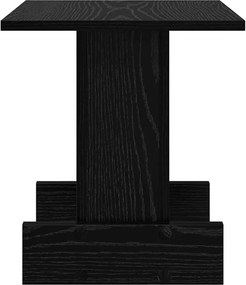 vidaXL End Table Μαύρη Οξυά 35,5 x 35 x 40 εκ Επεξεργασμένο ξύλο