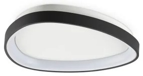 Πλαφονιέρα Φωτιστικό Οροφής LED 24W Μαύρο 2700Κ Gemini 341446 Ideal Lux 341446