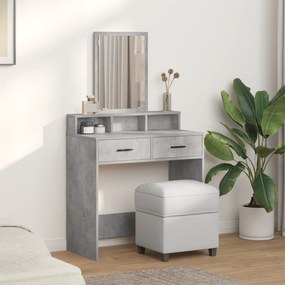 vidaXL Τουαλέτα με Συρτάρια Γκρι Σκυρόδεμα 79x41x140 εκ.