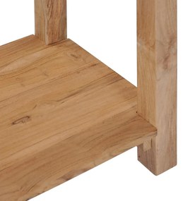 Τραπέζι Κονσόλα 120 x 35 x 75 εκ. από Μασίφ Ξύλο Teak - Καφέ