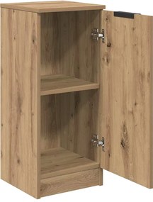 vidaXL Πλαϊνό γραφείο Artisan Oak 30 x 30 x 70 εκ. Επεξεργασμένο ξύλο