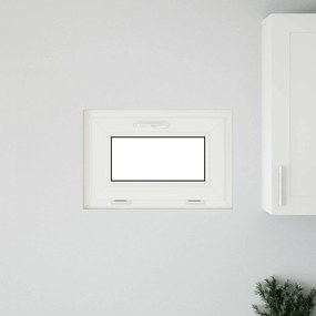vidaXL Εσωτερικό Χρώμα Παραθύρου Υπόγειου Λευκό RISOR 60 x 40 cm
