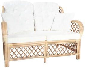 vidaXL Καναπές Διθέσιος από Ρατάν