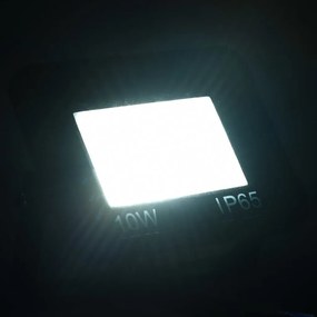Προβολέας LED Ψυχρό Λευκό 10 W - Μαύρο