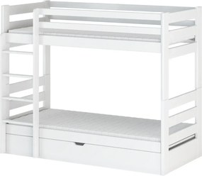 AYA 90x200 white bunk bed Lano Furniture