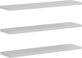 Ραφιέρα τοίχου Divar pakoworld λευκή 60x14.5x1.8εκ