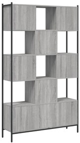vidaXL Βιβλιοθήκη Γκρι Sonoma 102 x 28 x 172εκ. από Επεξεργασμένο Ξύλο