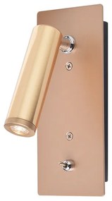 Φωτιστικό Επίτοιχο Aca 151BMG INYOKA Χρυσό Χρώμα (Gold Coloured) 4000K