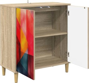vidaXL Πλαϊνό γραφείο HEESCH Sonoma 69 x 33 x 75 εκ.