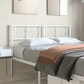 vidaXL Ανταλλακτικό κεφαλάρι Λευκό 120 εκ. Μεταλλικό
