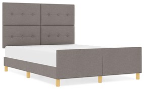 vidaXL Κρεβάτι Ταπέο 140x190 εκ. Υφάσματος