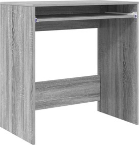 vidaXL Γραφείο Γκρίζο Σονομα 77,5 x 43 x 79 cm Επεξεργασμένο Ξύλο