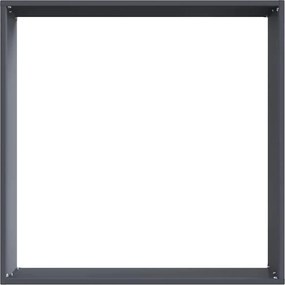 vidaXL Περίγραμμα γκαζόν Ανθρακί 50 x 50 x 13 εκ Ατσάλι