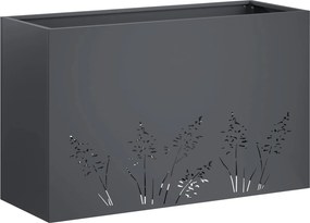 vidaXL Γλάστρα Κήπου 2 τμχ. Ανθρακί 80 x 30 x 49 εκ