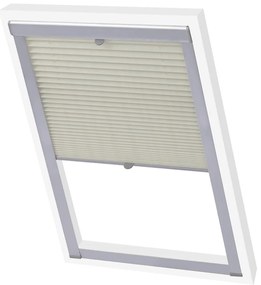 vidaXL Στόρι Σκίασης Πλισέ Κρεμ SK08