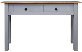 vidaXL Κονσόλα Τραπέζι Γκρι 110x40x72εκ Μασίφ ξύλο πεύκου Σειρά Panama