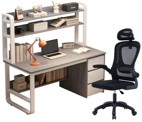 Φοιτητικό πακέτο επίπλων γραφείου Phase pakoworld σετ 2τεμ