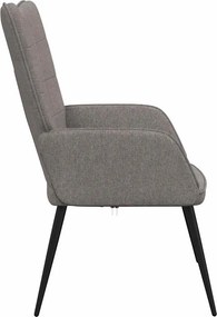 vidaXL Πολυθρόνα Relax Χρώμα Taupe Υφασμάτινη