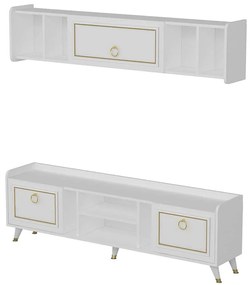 Σύνθεση Τηλεόρασης Alya 505CRL1725 180x35x55cm White