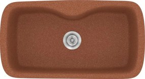 Kitchen Sink Sanitec Classic 321 Inset 83x51 cm Granite Terracotta