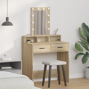 vidaXL Τραπέζι περιποίησης Καφέ 79 x 41 x 140 εκ. Επεξεργασμένο ξύλο