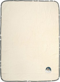 Κουβέρτα Πικέ Αγκαλιάς (80x110) Dimcol Cloudy Bear 177 Ecru-Grey