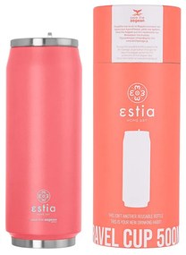 Θερμός Travel Cup Save The Aegean Fusion Coral Estia 500ml